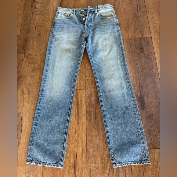 Re/Done Style 88903M50STRA 3 Year Wash Button Fly / 29 - Picture 4 of 12